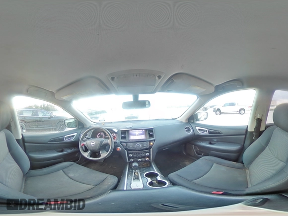 2018 Nissan Pathfinder S with VIN 5N1DR2MN2JC607960, listed as a Copart auction lot 89008165 with 113,557 mi miles and Salvage Title. Bid and sale history available at carsss.com. Image 14.