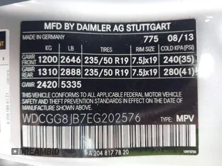2014 Mercedes-Benz GLK 350 with VIN WDCGG8JB7EG202576, listed as a IAAI auction lot 42013852 with 42,838 mi miles and . Bid and sale history available at DreamBid. Image 9.