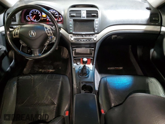 2007 Acura TSX w/Navigation with VIN JH4CL959X7C019694, listed as a Copart auction lot 83245584 with 199,386 mi miles and Salvage title. Bid and sale history available at DreamBid. Image 8.