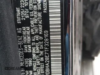 1996 Mercedes-Benz C with VIN WDBHA28E7TF328169, listed as a Copart auction lot 83653124 with 282,232 mi miles and Salvage Title. Bid and sale history available at carsss.com. Image 12.
