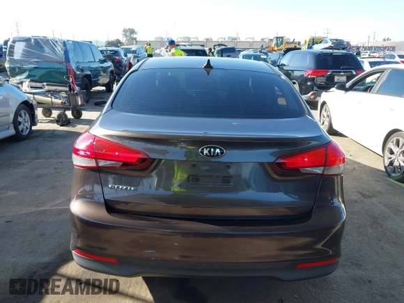 2017 Kia Forte LX with VIN 3KPFK4A72HE118996, listed as a IAAI auction lot 41978859 with 75,191 mi miles. Bid and sale history available at carsss.com. Image 16.