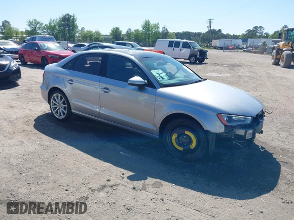 2016 Audi A3 Premium with VIN WAUB8GFF3G1117210, listed as a IAAI auction lot 42120114 with 70,653 mi miles and . Bid and sale history available at DreamBid. Image 1.