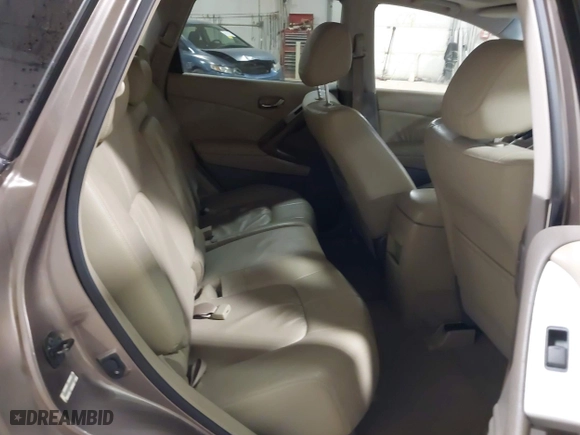 2009 Nissan Murano SL with VIN JN8AZ18W99W207669, listed as a IAAI auction lot 41783236 with 175,141 mi miles. Bid and sale history available at carsss.com. Image 8.