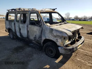 2008 Ford Econoline Passenger XL with VIN 1FMNE11W98DA79894, listed as a Copart auction lot 52369965 with Not provided miles and Non repairable. Bid and sale history available at DreamBid. Image 4.