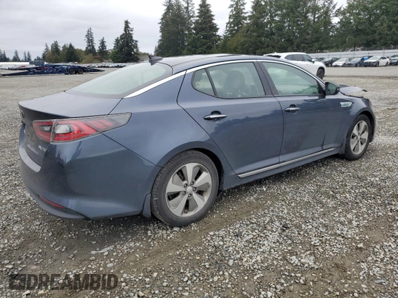 2014 Kia Optima Hybrid EX with VIN KNAGN4AD0E5063891, listed as a Copart auction lot 74816874 with 86,743 mi miles and Salvage Title. Bid and sale history available at carsss.com. Image 3.