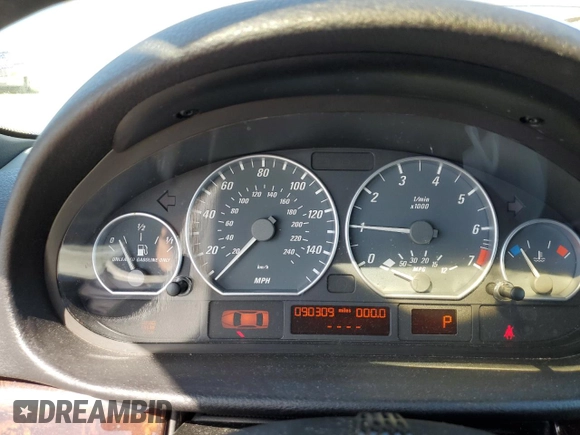 2004 BMW 3 Series 330Ci with VIN WBABW53484PL48030, listed as a Copart auction lot 52244695 with 90,309 mi miles and Clean title. Bid and sale history available at DreamBid. Image 9.