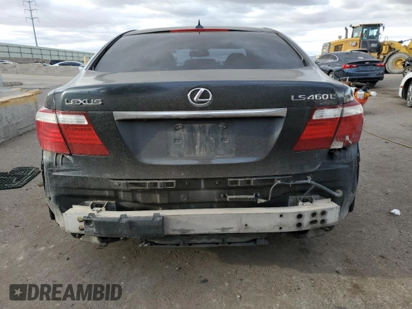 2008 Lexus LS 460 L with VIN JTHGL46F685022901, listed as a Copart auction lot 51537795 with 238,656 mi miles and Clean title. Bid and sale history available at DreamBid. Image 6.