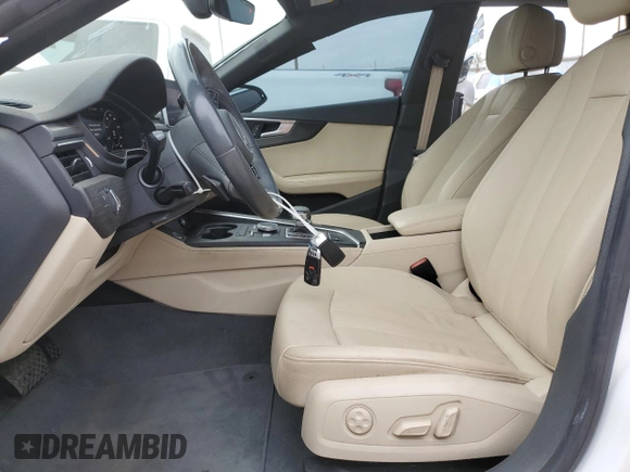2019 Audi A5 Sportback Premium Plus with VIN WAUBNCF57KA035997, listed as a Copart auction lot 54532465 with 66,353 mi miles and Salvage Title. Bid and sale history available at carsss.com. Image 7.