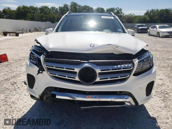 2017 Mercedes-Benz GLS 450 with VIN 4JGDF6EE2HA787624, listed as a Copart auction lot 70724374 with 74,145 mi miles and Salvage Title. Bid and sale history available at DreamBid. Image 5.