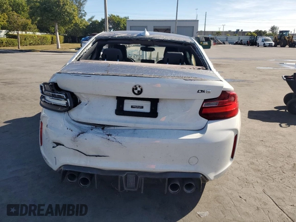 2017 BMW M2 with VIN WBS1H9C3XHV888092, listed as a Copart auction lot 83833534 with 0 mi miles and Clean Title. Bid and sale history available at carsss.com. Image 6.
