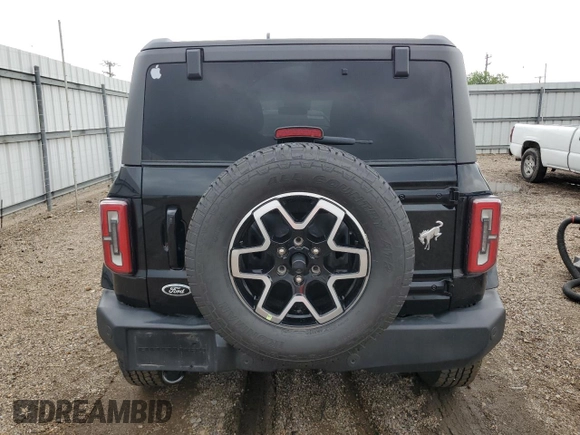 2023 Ford Bronco with VIN 1FMDE5AH4PLB13846, listed as a Copart auction lot 53741085 with 19,231 mi miles and Salvage title. Bid and sale history available at DreamBid. Image 6.
