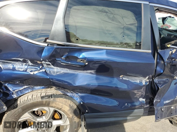 2017 Honda CR-V EX-L with VIN 2HKRW2H83HH680471, listed as a Copart auction lot 45266965 with 106,320 mi miles and Salvage Title. Bid and sale history available at carsss.com. Image 11.