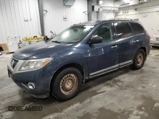2013 Nissan Pathfinder S with VIN 5N1AR2MM6DC607698, listed as a Copart auction lot 43461045 with 230,667 mi miles and Clean Title. Bid and sale history available at carsss.com. Image 1.