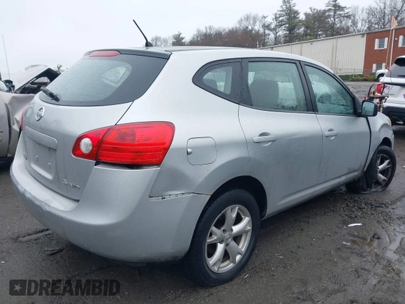 2009 Nissan Rogue S with VIN JN8AS58V19W166358, listed as a IAAI auction lot 41958773 with 191,419 mi miles. Bid and sale history available at carsss.com. Image 4.