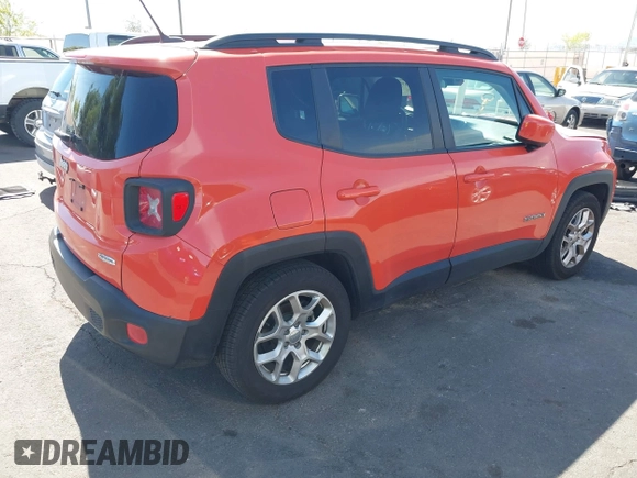 2015 Jeep Renegade Latitude with VIN ZACCJABT7FPC20455, listed as a IAAI auction lot 42250490 with 65,977 mi miles and . Bid and sale history available at DreamBid. Image 4.