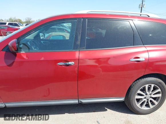 2016 Nissan Pathfinder S with VIN 5N1AR2MN5GC631410, listed as a IAAI auction lot 41851832 with 198,670 mi miles and . Bid and sale history available at DreamBid. Image 14.