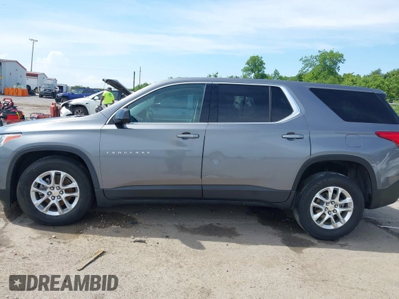2020 Chevrolet Traverse LS with VIN 1GNERFKW1LJ189439, listed as a IAAI auction lot 42160909 with 102,583 mi miles and . Bid and sale history available at DreamBid. Image 14.