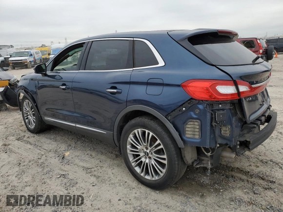 2017 Lincoln MKX Reserve with VIN 2LMPJ8LR6HBL22365, listed as a Copart auction lot 87891455 with 60,871 mi miles and Salvage title. Bid and sale history available at DreamBid. Image 2.