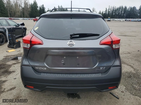 2018 Nissan Kicks SR with VIN 3N1CP5CU1JL527752, listed as a Copart auction lot 48542695 with 56,109 mi miles and Salvage Title. Bid and sale history available at carsss.com. Image 6.