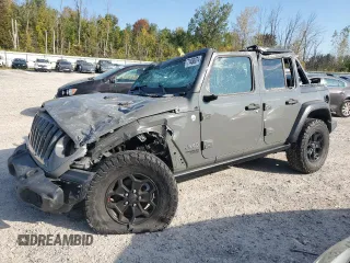 2020 Jeep Wrangler Unlimited Willys with VIN 1C4HJXDG8LW128570, listed as a Copart auction lot 71486074 with 26,258 mi miles and Salvage title. Bid and sale history available at DreamBid. Image 1.