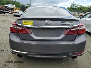 2016 Honda Accord Sport with VIN 1HGCR2F55GA116883, listed as a Copart auction lot 57898515 with 233,007 mi miles and Salvage title. Bid and sale history available at DreamBid. Image 6.