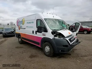 2021 Ram ProMaster Cargo Van with VIN 3C6MRVJG0ME524897, listed as a Copart auction lot 79433194 with 0 mi miles and Clean Title. Bid and sale history available at carsss.com. Image 10.