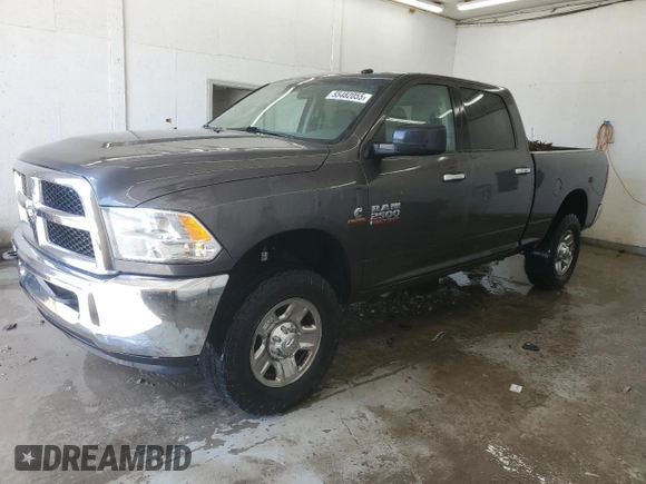 2018 Ram 2500 SLT with VIN 3C6UR5DL3JG245808, listed as a Copart auction lot 55482055 with 158,221 mi miles and Salvage title. Bid and sale history available at DreamBid. Image 1.