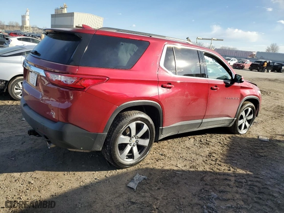 2019 Chevrolet Traverse LT Leather with VIN 1GNEVHKW9KJ298463, listed as a Copart auction lot 46893445 with 99,157 mi miles and Salvage Title. Bid and sale history available at carsss.com. Image 3.