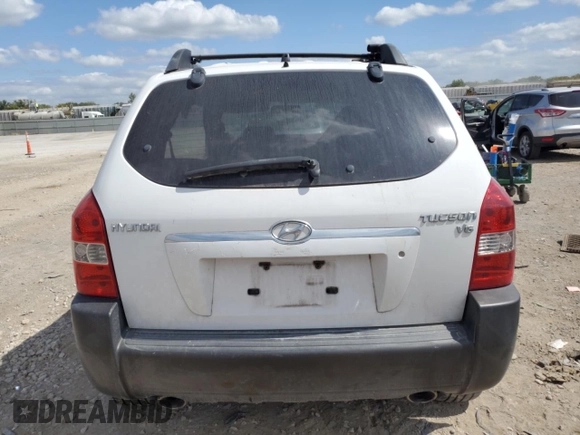 2005 Hyundai Tucson GLS with VIN KM8JN12D05U170995, listed as a Copart auction lot 71737294 with 181,098 mi miles and Salvage Title. Bid and sale history available at carsss.com. Image 6.