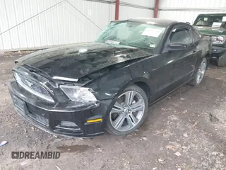2014 Ford Mustang V6 with VIN 1ZVBP8AM5E5284026, listed as a IAAI auction lot 41861609 with 123,352 mi miles. Bid and sale history available at carsss.com. Image 17.