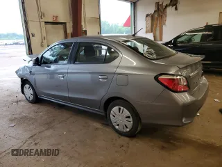 2023 Mitsubishi Mirage ES z VIN ML32FUFJ9PHF03882, wystawiony jako Copart lot #60725175 z przebiegiem 47 173 mil mil oraz Szkoda całkowita • Salvage title. Historia ofert i sprzedaży dostępna na DreamBid. Obrazek 2.