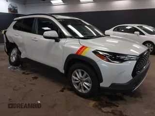 2024 Toyota Corolla Cross LE with VIN 7MUBAABG3RV081484, listed as a IAAI auction lot 42536303 with 12,061 mi miles and . Bid and sale history available at DreamBid. Image 1.
