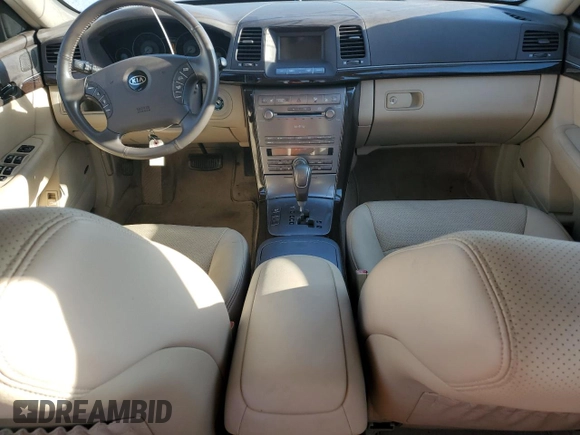 2007 Kia Amanti with VIN KNALD125375138836, listed as a Copart auction lot 42238245 with 104,871 mi miles and Salvage Title. Bid and sale history available at carsss.com. Image 8.