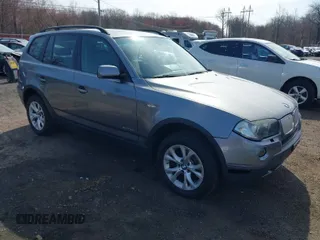 2009 BMW X3 xDrive30i with VIN WBXPC93469WJ29401, listed as a IAAI auction lot 41936422 with 150,856 mi miles. Bid and sale history available at carsss.com. Image 1.