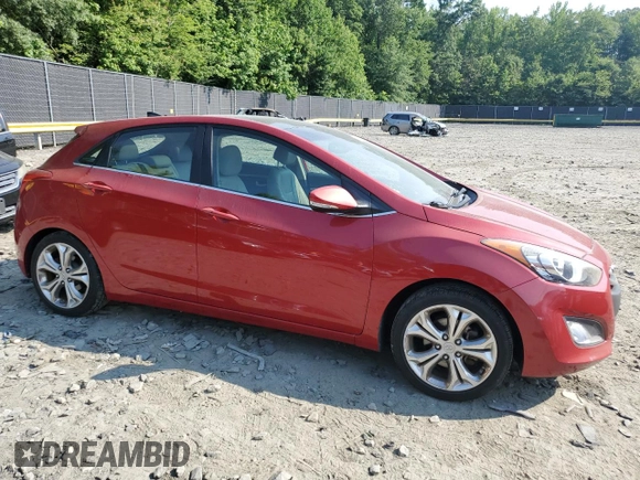 2013 Hyundai Elantra with VIN KMHD35LE5DU136986, listed as a Copart auction lot 60551325 with 66,355 mi miles and Salvage title. Bid and sale history available at DreamBid. Image 4.