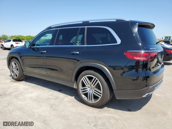 2024 Mercedes-Benz GLS with VIN 4JGFF5KE0RB220587, listed as a Copart auction lot 52364565 with 9,656 mi miles and Salvage Title. Bid and sale history available at carsss.com. Image 2.