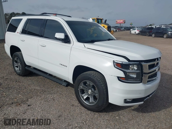 2017 Chevrolet Tahoe LT with VIN 1GNSKBKCXHR350028, listed as a IAAI auction lot 41684954 with 117,261 mi miles and . Bid and sale history available at DreamBid. Image 1.