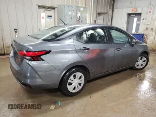 2024 Nissan Versa S with VIN 3N1CN8DV9RL910722, listed as a Copart auction lot 50313065 with 24,587 mi miles and Salvage Title. Bid and sale history available at carsss.com. Image 3.