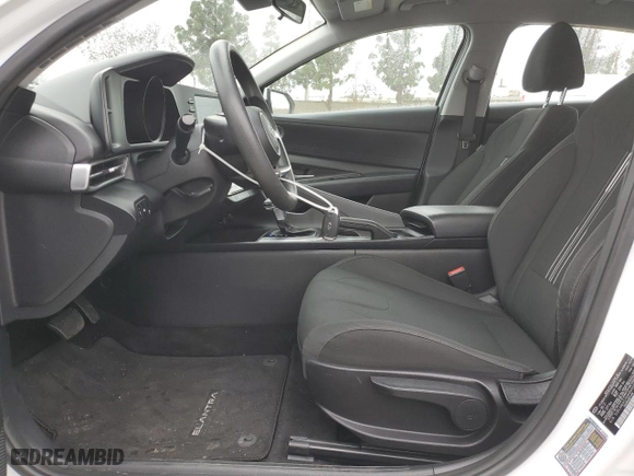 2021 Hyundai Elantra SEL with VIN 5NPLM4AG9MH044995, listed as a Copart auction lot 50338935 with 57,775 mi miles and Salvage Title. Bid and sale history available at carsss.com. Image 7.