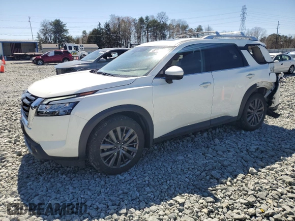 2022 Nissan Pathfinder SL with VIN 5N1DR3CD7NC207218, listed as a Copart auction lot 49772995 with 79,421 mi miles and Salvage title. Bid and sale history available at DreamBid. Image 1.