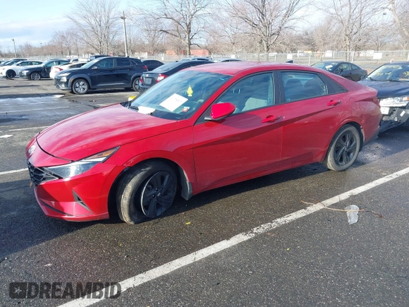 2023 Hyundai Elantra SEL with VIN KMHLM4AG9PU522161, listed as a IAAI auction lot 41738537 with 30,035 mi miles and . Bid and sale history available at DreamBid. Image 2.