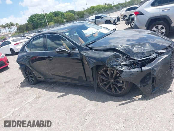 2025 Lexus IS 350 F Sport with VIN JTHBZ1B2XS5084514, listed as a IAAI auction lot 42125934 with 2,200 mi miles and . Bid and sale history available at DreamBid. Image 13.