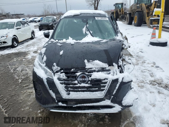 2025 Nissan Kicks SV с VIN 3N1CP5CV4SL472689, выставлен на аукционе Copart как лот 52130535 с пробегом 966 миль миль и Списание • Salvage title. История ставок и продаж доступна на DreamBid. Изображение 5.