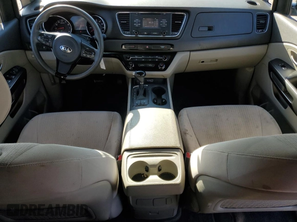 2016 Kia Sedona LX with VIN KNDMB5C16G6194683, listed as a Copart auction lot 47828165 with 155,320 mi miles and Salvage Title. Bid and sale history available at carsss.com. Image 8.