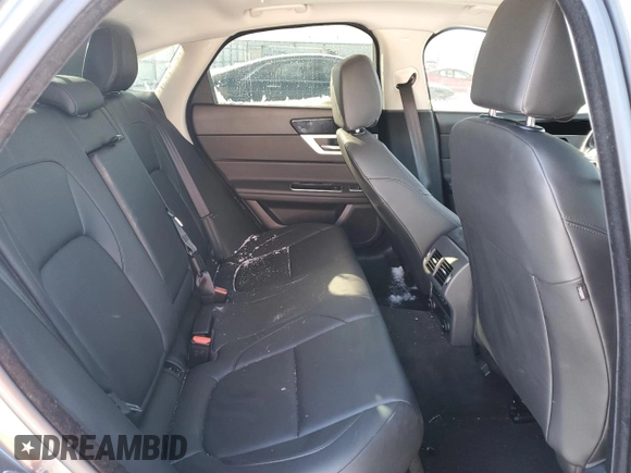 2018 Jaguar XF with VIN SAJBJ4EV6JCY56096, listed as a Copart auction lot 86593884 with 56,896 mi miles and Salvage Title. Bid and sale history available at DreamBid. Image 10.
