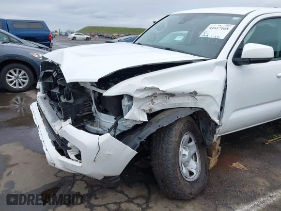 2021 Toyota Tacoma SR z VIN 3TMCZ5AN5MM417384, wystawiony jako IAAI lot #41617168 z przebiegiem 55 969 mil mil oraz . Historia ofert i sprzedaży dostępna na DreamBid. Obrazek 6.
