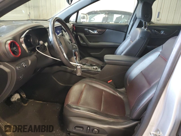 2019 Chevrolet Blazer RS with VIN 3GNKBJRS7KS655188, listed as a Copart auction lot 58039685 with 102,148 mi miles and Non repairable. Bid and sale history available at DreamBid. Image 7.