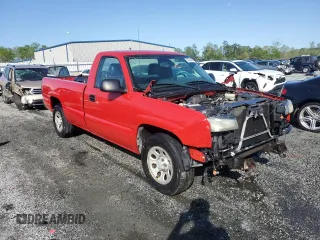 2006 Chevrolet Silverado 1500 Work Truck with VIN 3GCEC14X76G270714, listed as a Copart auction lot 52368285 with 212,222 mi miles and Salvage Title. Bid and sale history available at DreamBid. Image 4.