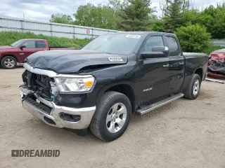 2020 Ram 1500 Big Horn with VIN 1C6SRFBT1LN419966, listed as a Copart auction lot 58002795 with 84,959 mi miles and Salvage title. Bid and sale history available at DreamBid. Image 1.