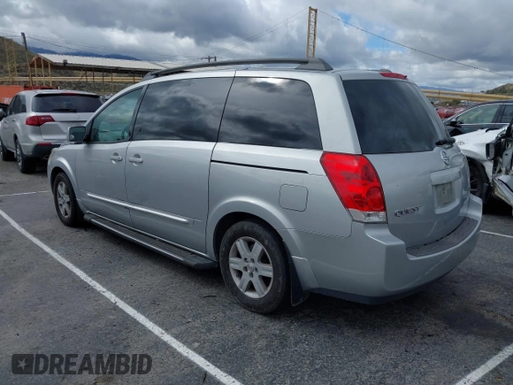 2004 Nissan Quest S z VIN 5N1BV28U84N342118, wystawiony jako IAAI lot #41298573 z przebiegiem Nie podano mil oraz . Historia ofert i sprzedaży dostępna na DreamBid. Obrazek 3.